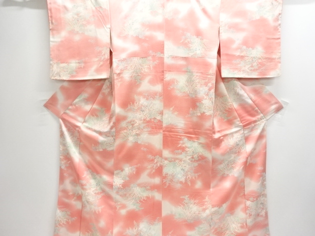 JAPANESE KIMONO / KOMON / FLORAL PLANTS